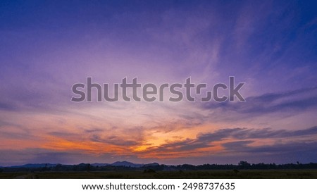 Similar – Image, Stock Photo nice evening in countryside