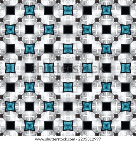Set of symmetrical abstract  pattern vector. Retro background fabric. Vintage check color geometric texture for textile print, wrapping paper, gift card, wallpaper flat design.