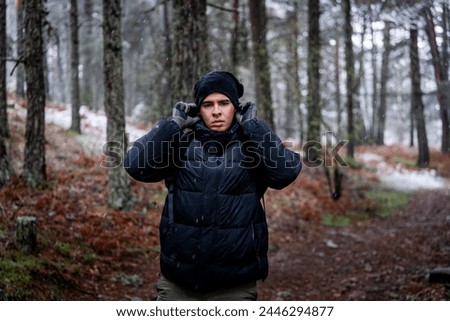 Similar – Foto Bild Verschneite Sierra de Guadarrama