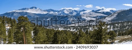 Similar – Foto Bild Felsen mit steilen Hängen in gebirgigem Terrain