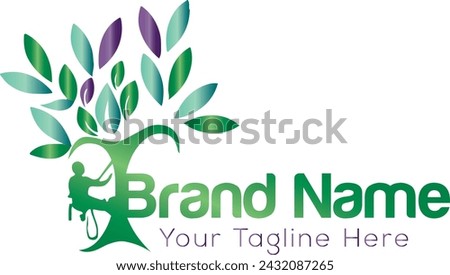 Tree Service Logo, Vector Art, Icons, and Graphics for download your company