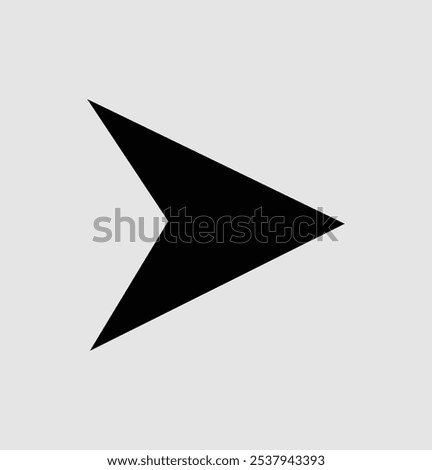 Send Message Arrow Button Icon illustration