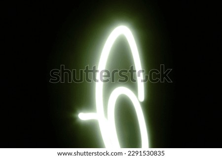 Similar – Image, Stock Photo light paintings Night life