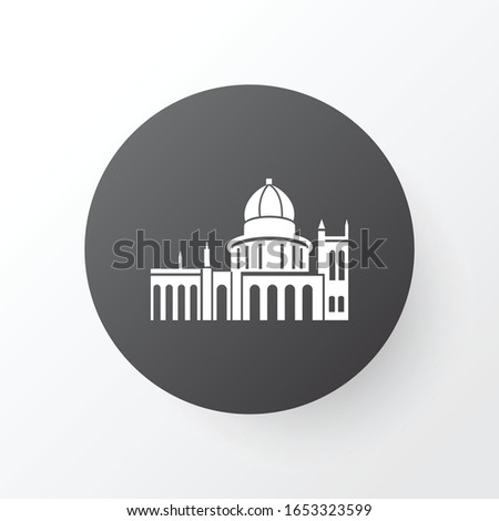 Oxford university icon symbol. Premium quality isolated education element in trendy style.