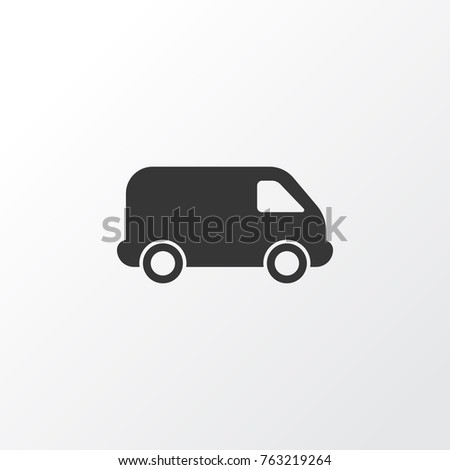 Van icon symbol. Premium quality isolated lorry element van icon in trendy style.