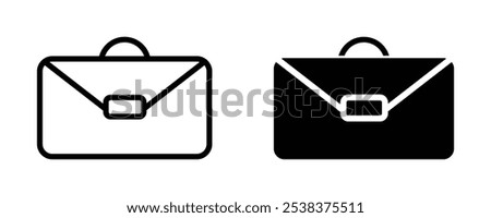 Briefcase icon  vector illustration on white background