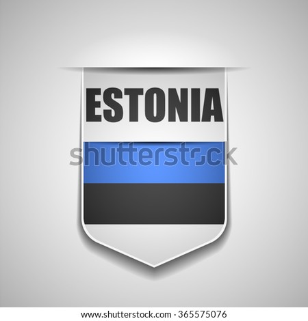Estonia shield sign