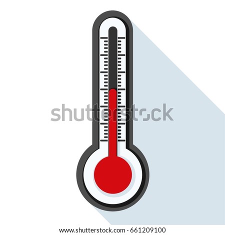 Hot Thermometer Illustration