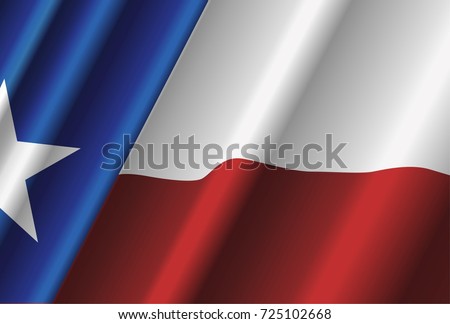 Texas waving flag