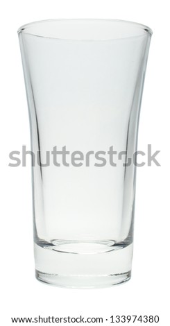 Isolated empty Vase in front of a white background.