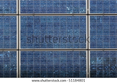 With solar cells can generate environmentally friendly electricity.