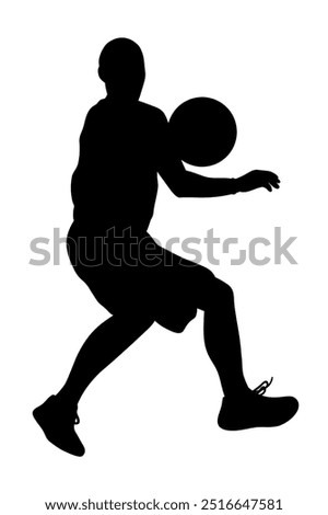 basketball players silhouettes Vector set , basketball silhouettes,set basketball player in action with ball