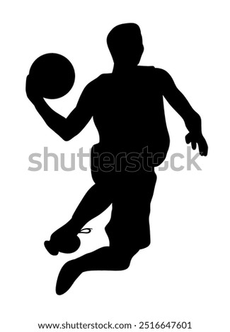 basketball players silhouettes Vector set , basketball silhouettes,set basketball player in action with ball