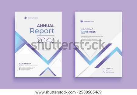 Annual report brochure, flyer design, Leaflet cover presentation. stylish professional book cover templates