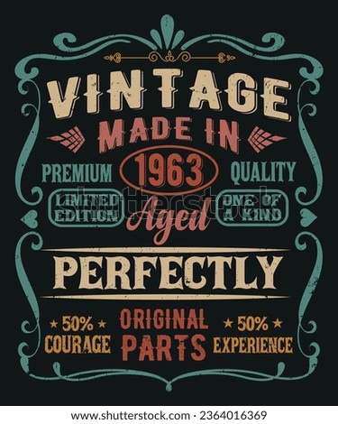 Vintage made in 1963 premium quality limited edition one of king aged perfection original parts