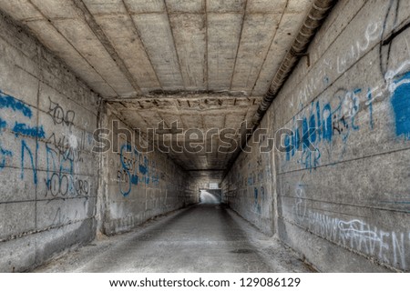 Similar – Image, Stock Photo Dark lane Alley Narrow