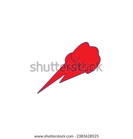 Punch speed power energy logo design template vector editable royalty free image downlead 