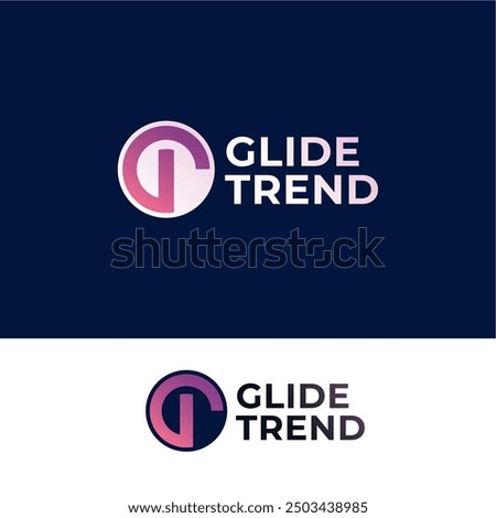 Letter G T glide trend logo design ideas business name editable vector template  royalty free image