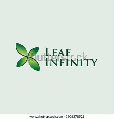 Scarlet sprout leaf nature green logo design vector template editable 