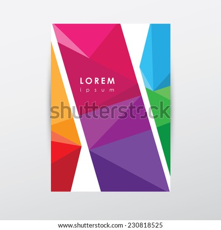 modern colorful low poly style letterhead memorandum presentation modern colorful low poly style letterhead memorandum presentation, Low Poly Business Presentation Template, Presentation templates