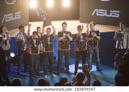 KATOWICE, POLAND - MARCH 16: Virtus.Pro at Intel Extreme Masters 2014 (IEM) - Electronic Sports World Cup on March 16, 2014 in Katowice, Silesia, Poland.