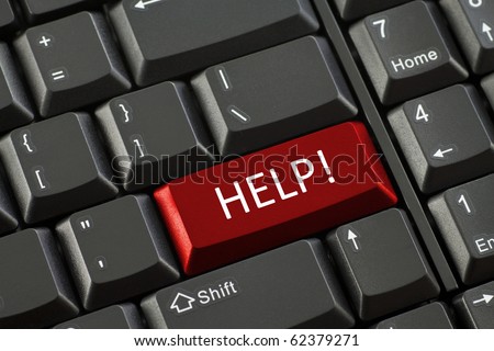 Keyboard - Enter key replace with a red HELP key