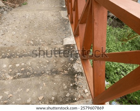 Similar – Image, Stock Photo Stairs, Shadow, Bridge