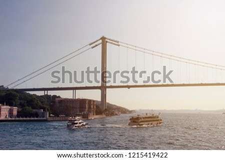 Similar – Image, Stock Photo of bridges and boats | UT Hamburg