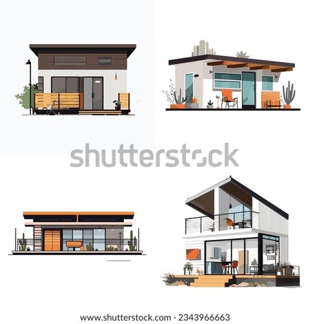 Accessory Dwelling Unit vector flat isolated