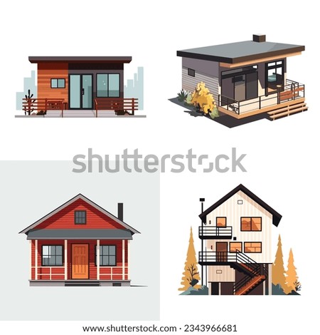 Accessory Dwelling Unit vector flat isolated