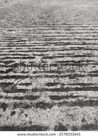 Similar – Image, Stock Photo Detailed view of four storage containers stacked on top of each other with a gap in between