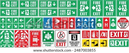 Similar – Image, Stock Photo emergency exit