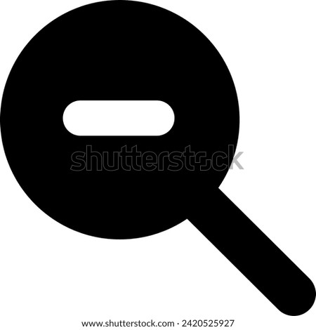magnifying magnifying glass minus less close 21961