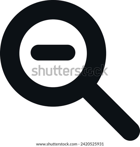 magnifying magnifying glass minus less close 21960