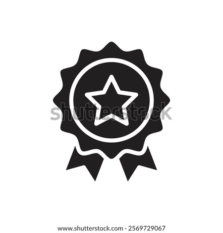 Rosette icon Line Art Logo set