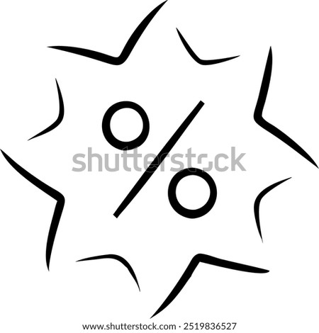 A black and white image of a star with a slash through it