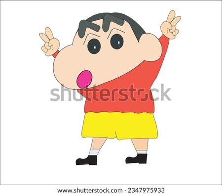 Cartoon Network Character Sinchan Vector