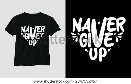 Naver give up t-shirt design
