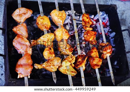 Similar – Image, Stock Photo FAT HENNE Fat chicken