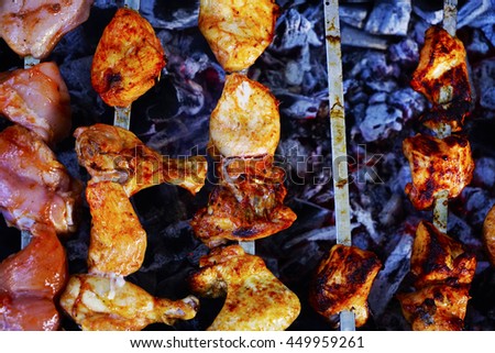 Similar – Image, Stock Photo FAT HENNE Fat chicken