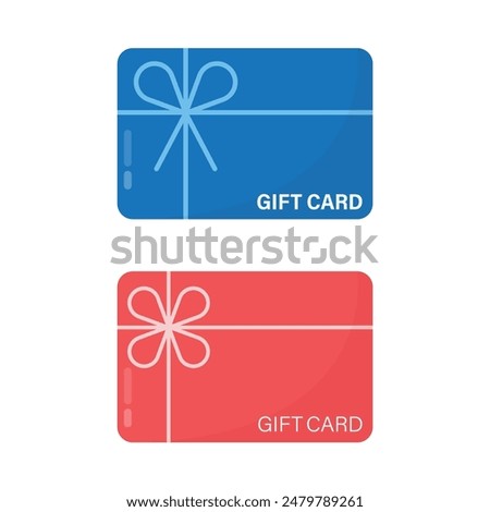 Gift Card Icon Set Vector Design.