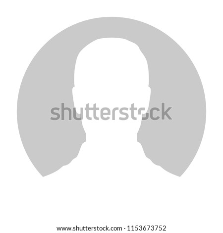 Profile Placeholder image. Gray silhouette no photo