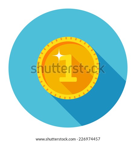 Vector Gold Coin Icon