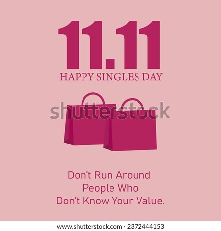 Singles Day is a major shopping holiday in China, celebrated on November 11th, primarily by single people treating themselves to gifts.