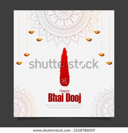 Bhai Dooj is a Hindu festival celebrating the bond between brothers and sisters. It falls on the second day after Diwali, during the Shukla Paksha of the Kartika month.