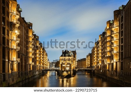 Similar – Image, Stock Photo Hafencity Hamburg Stairs