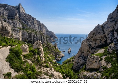 Similar – Image, Stock Photo Marseille / Calanque du Sugiton again