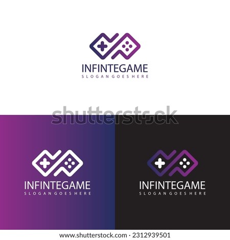 Game Logo, Online digital video Game logo icon.computer logo, game king