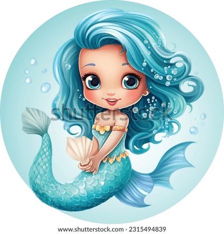 Mermaid Ariel Clip Art 3