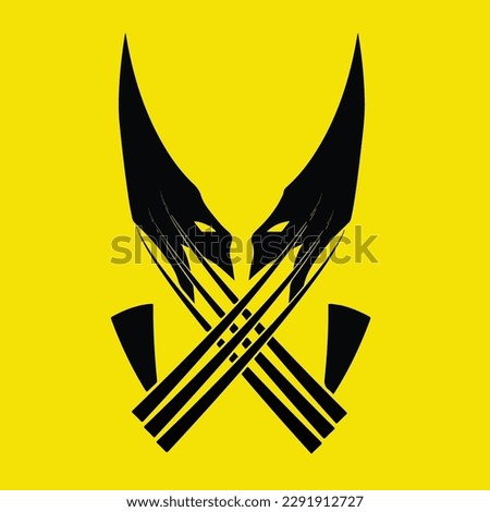 art design template black yellow vector isolated background